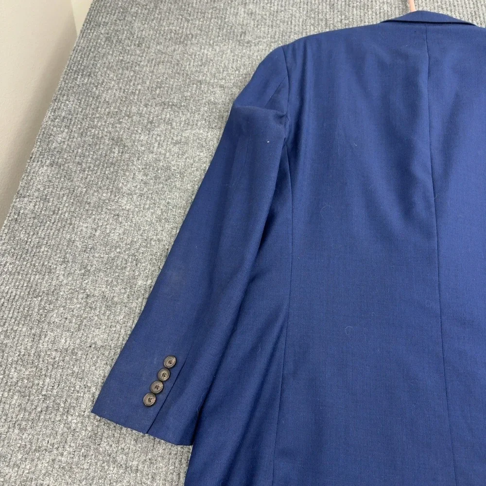 Lauren Ralph Lauren Blazer Mens 40R Blue Wool Two Button Professional‎ Classic